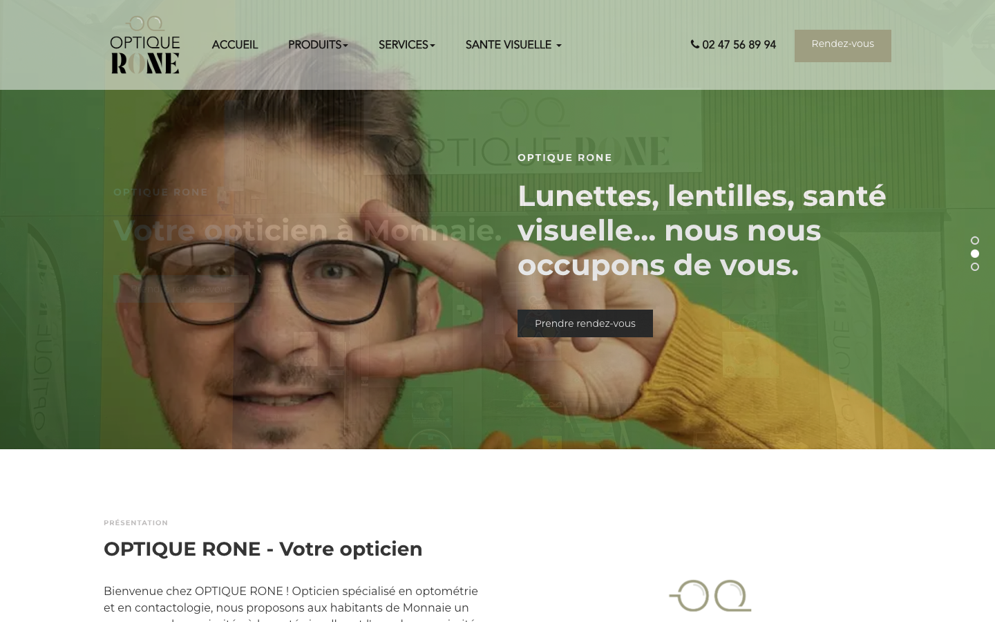 Screenshot of Optique Rone